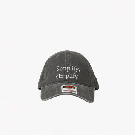 South2 West8 STRAP BACK CAP, Black