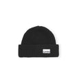 Ganni A4429 STRUCTURED RIB BEANIE, Black - Image 1