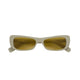 Linda Farrow X Jacquemus CAPRI SUNGLASSES, Putty/Silver/Amber