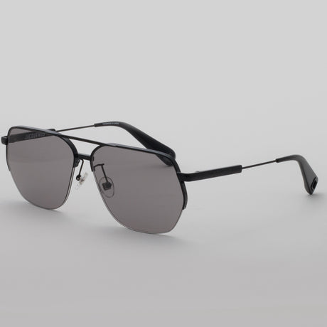 Linda Farrow X Jacquemus AVIADOR SUNGLASSES, Black/Grey