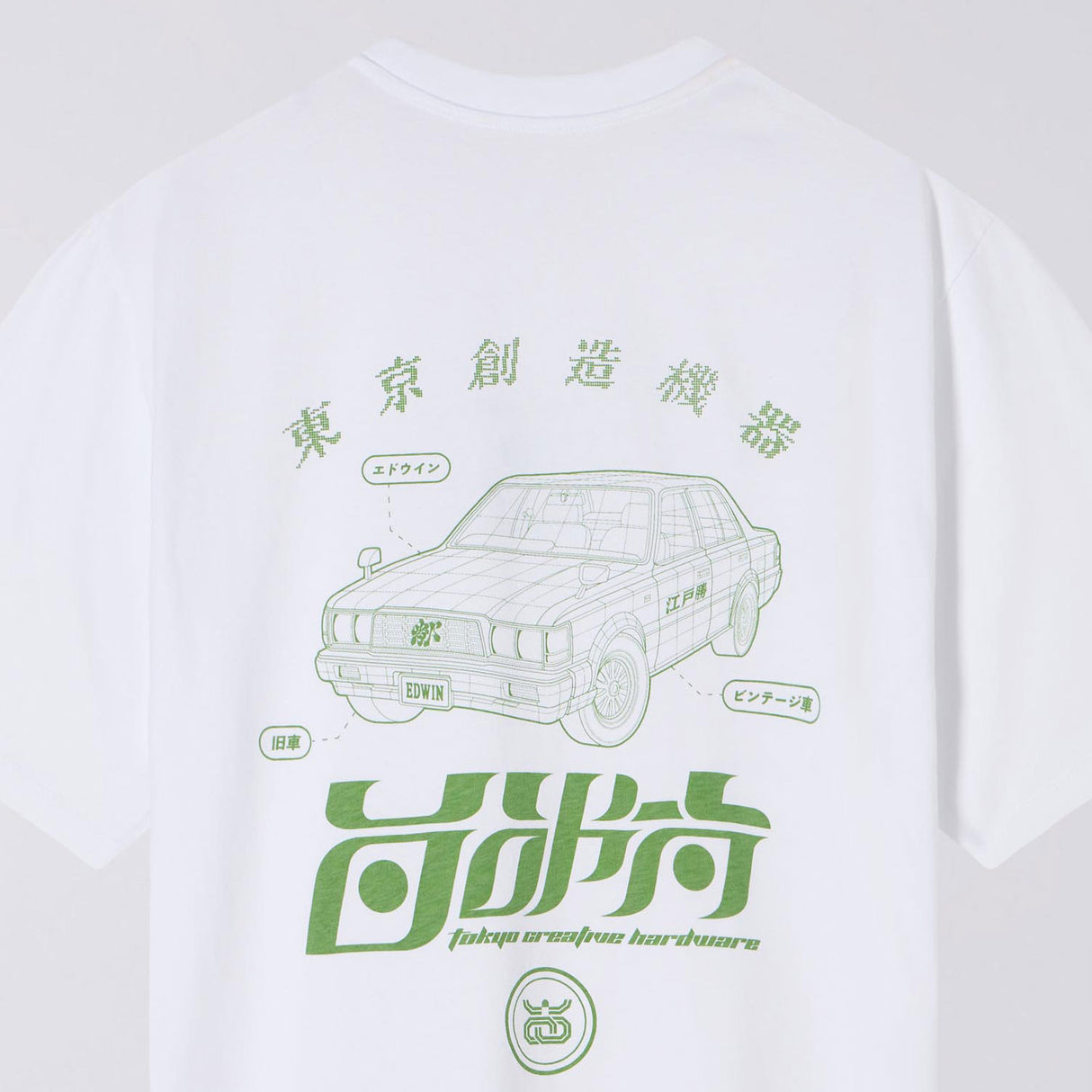 Edwin STAFF T-SHIRT, White Washed