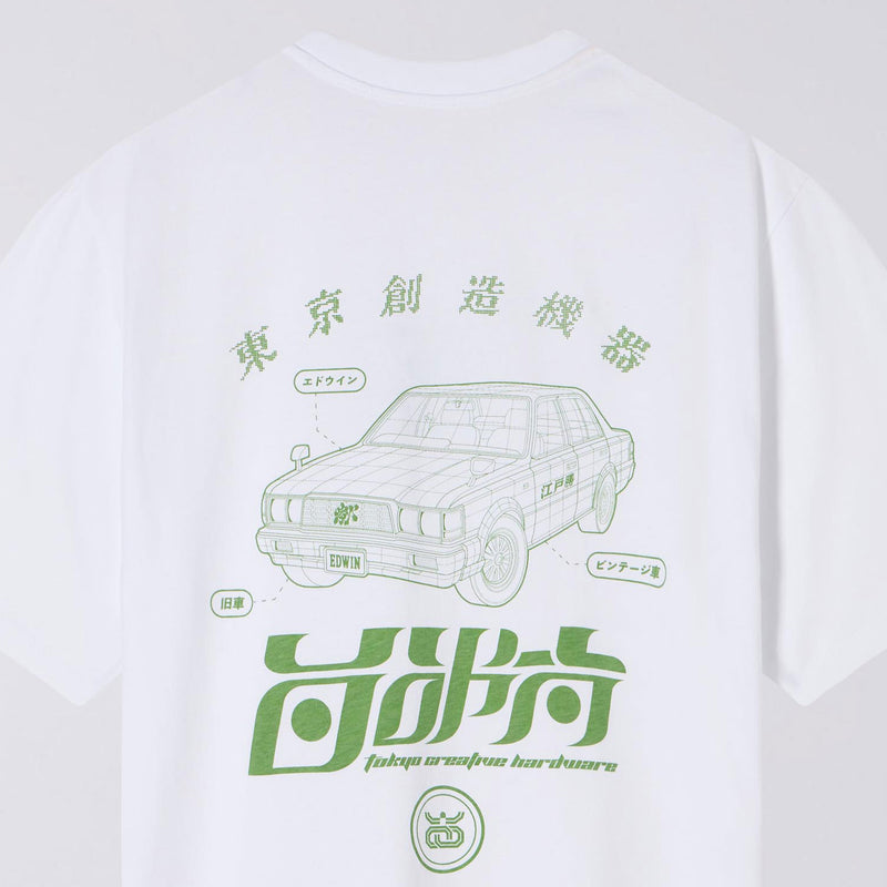 Edwin STAFF T-SHIRT, White Washed