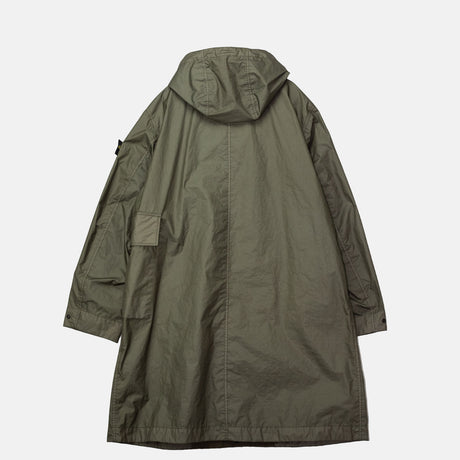 Stone Island 7100001 LONG PARKA, Military Green