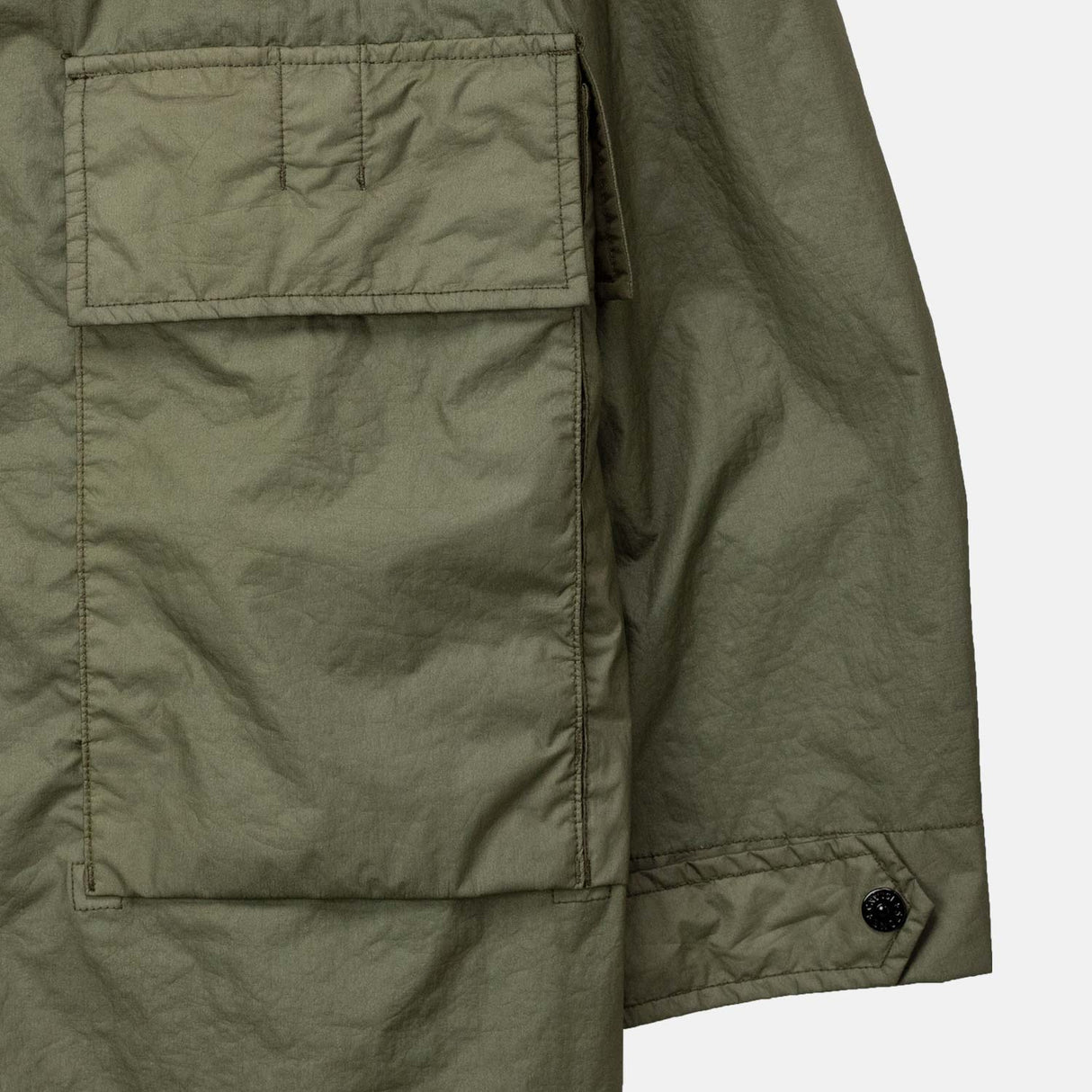 Stone Island 7100001 LONG PARKA, Military Green