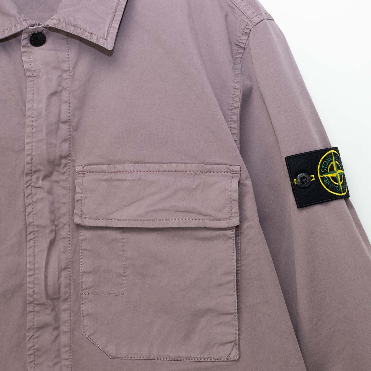 Stone Island 1200013 OVERSHIRT, Purple Grey