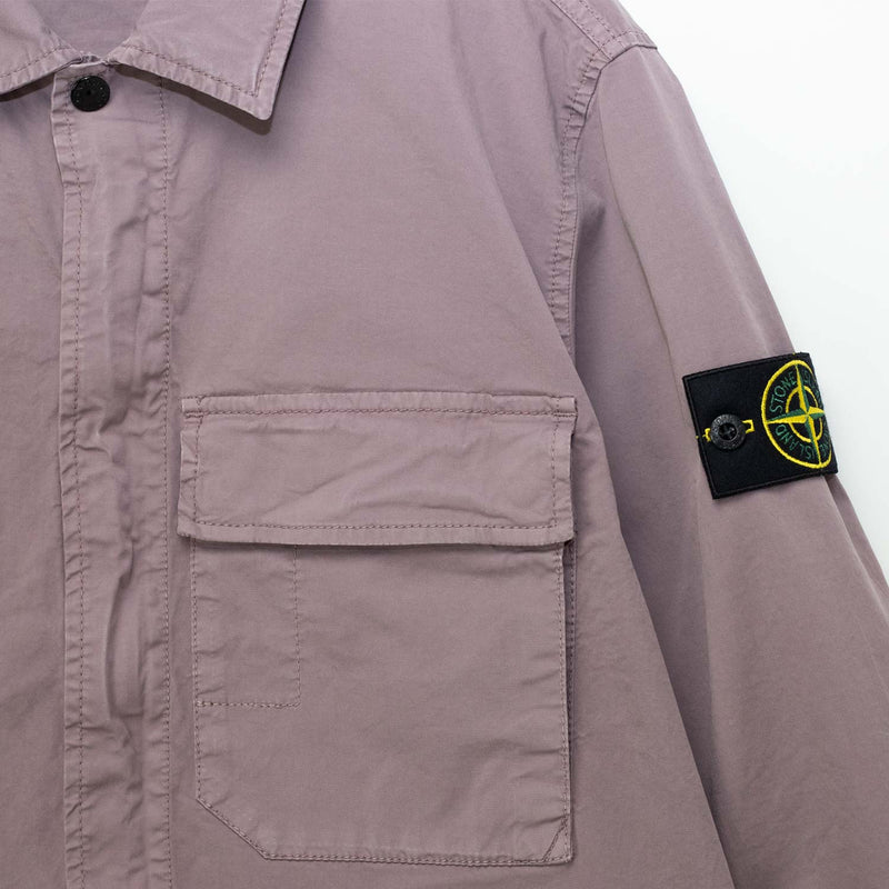 Stone Island 1200013 OVERSHIRT, Purple Grey