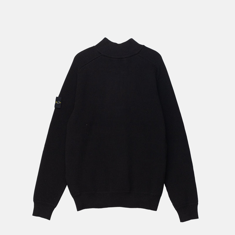 Stone Island 5100124 L/S POLO, Black