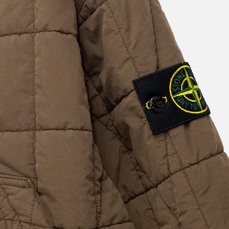 Stone Island 4100014 SHORT PARKA, Umber