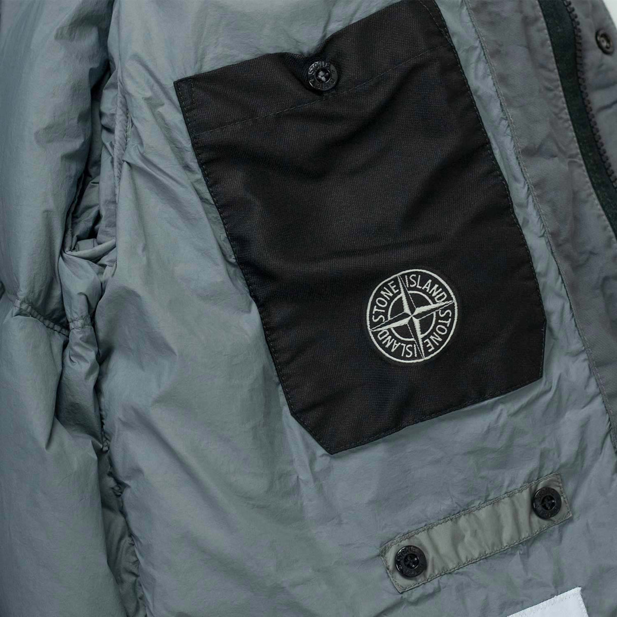 Stone Island 4100010 BOMBER DOWN JACKET, Cement