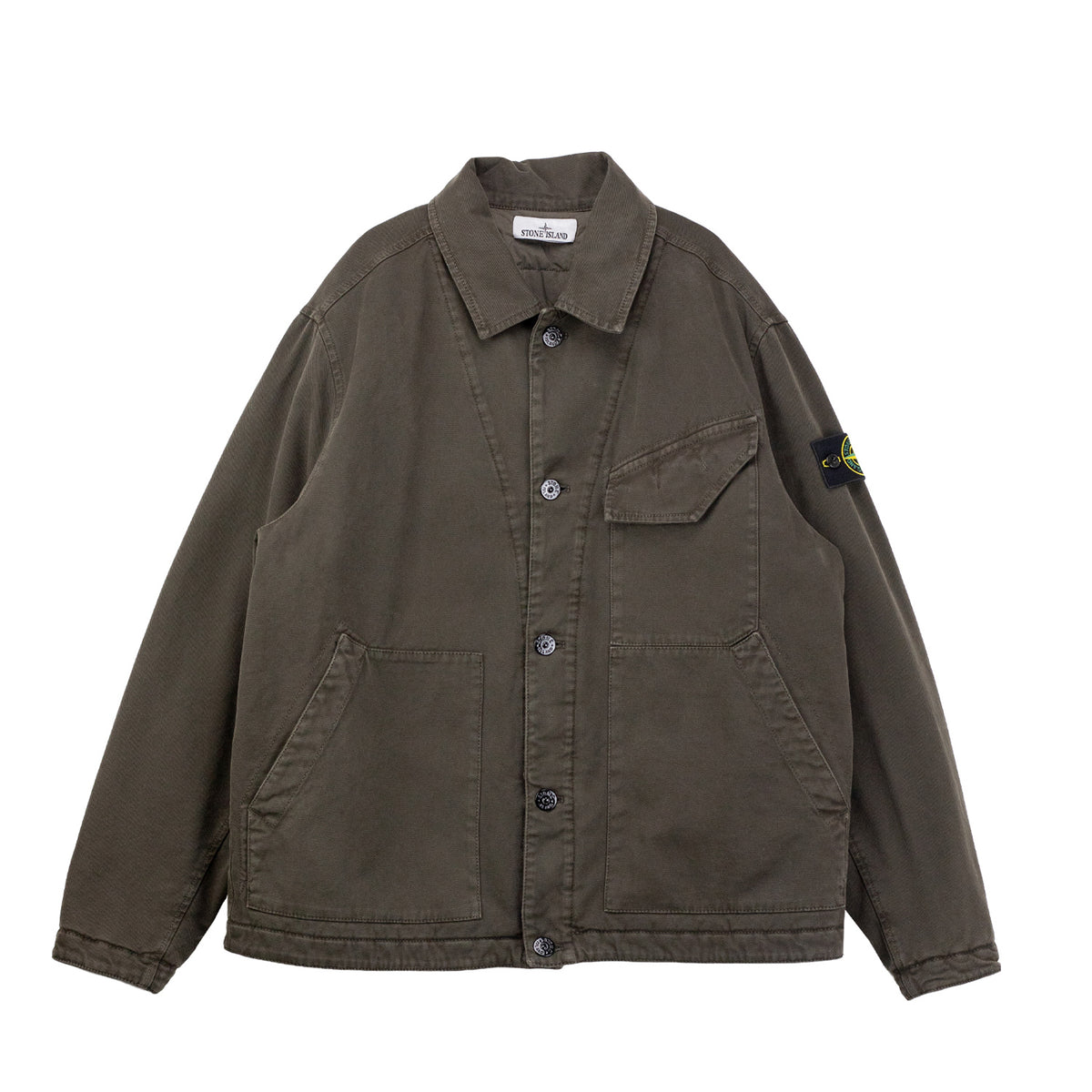 Stone Island 4100048 PADDED COACH JACKET WITH ANTI DROP FINISH, Coal Grey