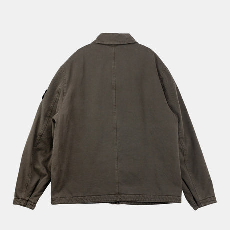 Stone Island 4100048 PADDED COACH JACKET WITH ANTI DROP FINISH, Coal Grey