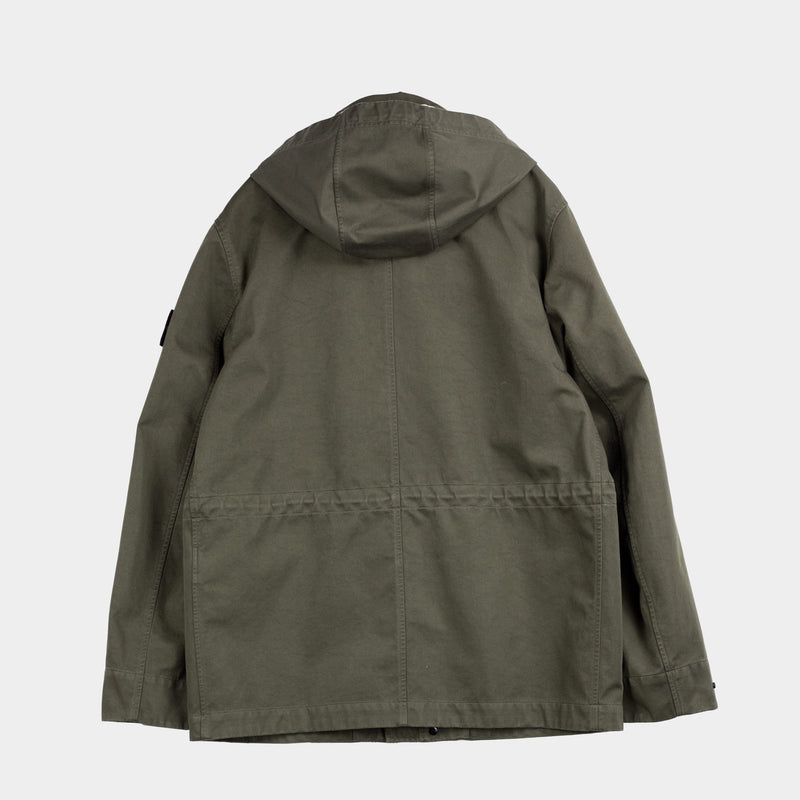 Stone Island 4100064 FIELD JACKET, Army Green