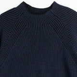 Stone Island 5100023 MOCKNECK SWEATER, Dark Navy