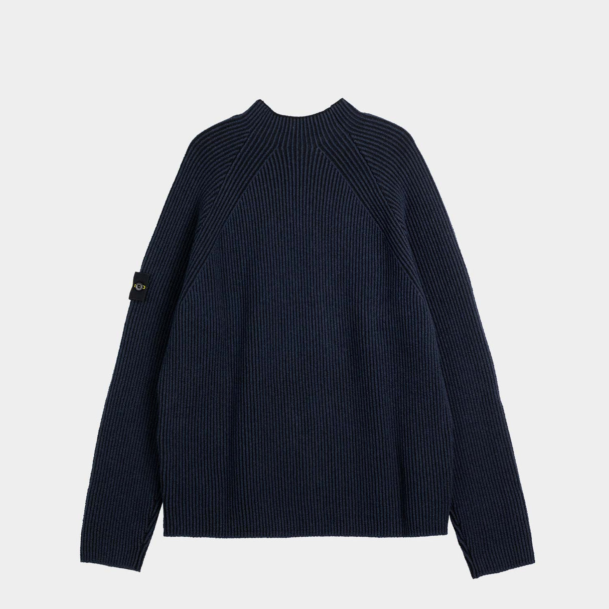Stone Island 5100023 MOCKNECK SWEATER, Dark Navy