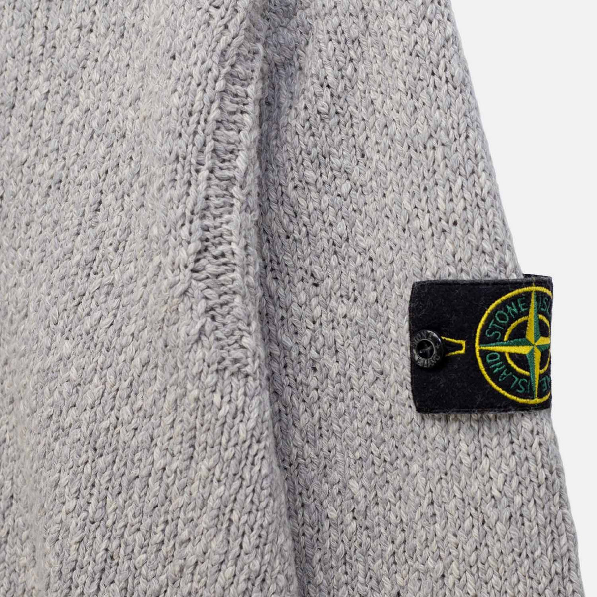 Stone Island 5100025 CREWNECK KNIT, Pearl Grey