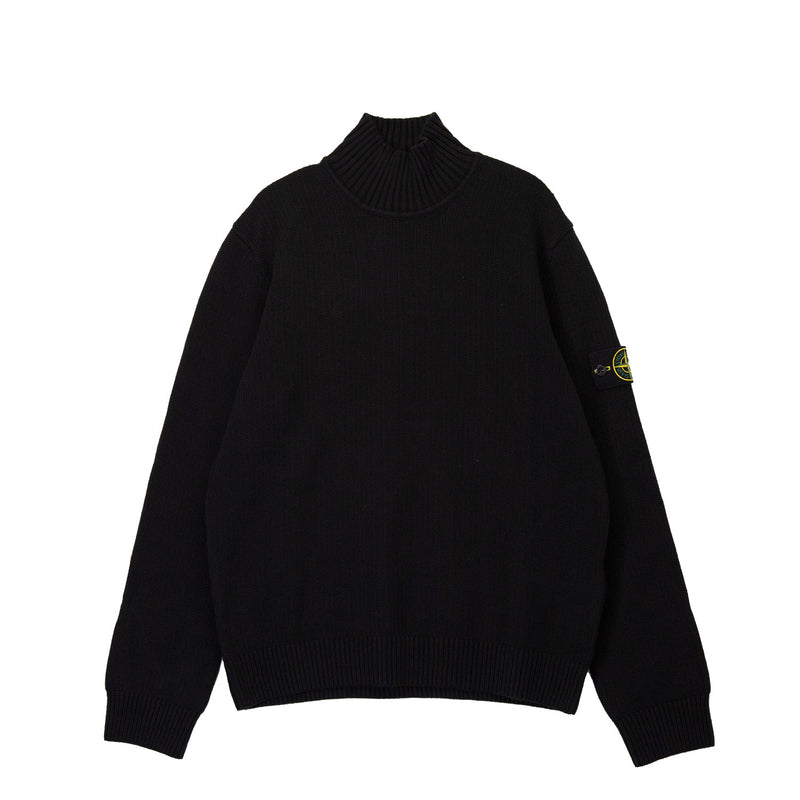 Stone Island 5100048 TURTLE NECK SWEATER, Black