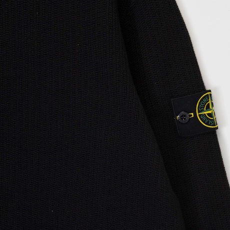 Stone Island 5100048 TURTLE NECK SWEATER, Black