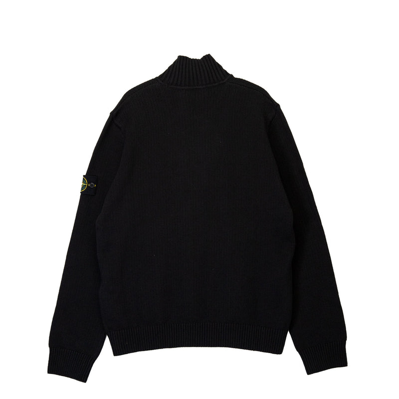 Stone Island 5100048 TURTLE NECK SWEATER, Black