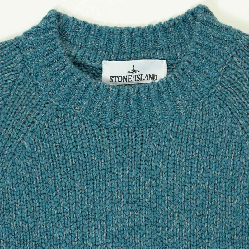 Stone Island 5100050 CREW NECK, Petrolium Melange