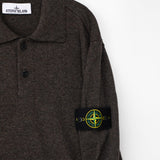 Stone Island LIGHT RWS GEELONG WOOL POLO, Melange Lead