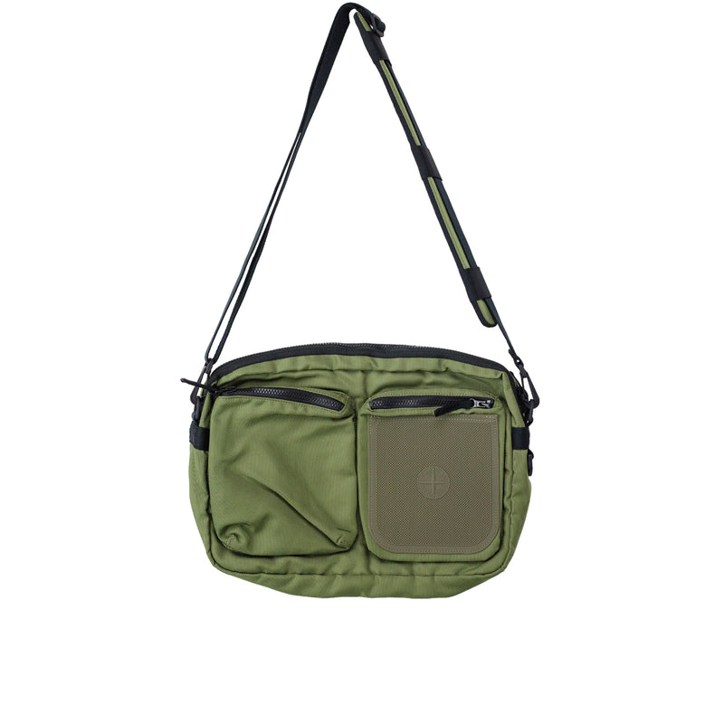 Stone Island NYLON PANAMA CROSS BODY BAG, Military Green