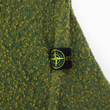 Stone Island SPECKLED WOOL NYLON CREW NECK, Dark Green Melange