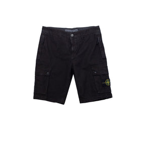 Black shorts on a white background