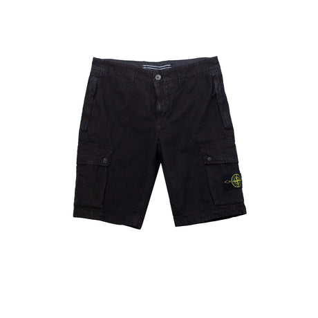 Black shorts on a white background