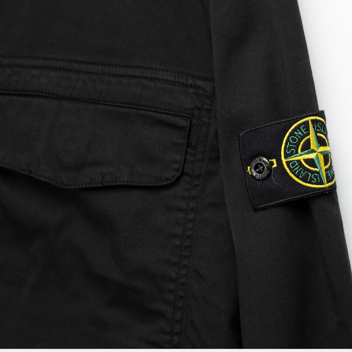 Stone Island 1200015 OVERSHIRT, Black