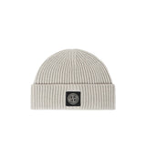 Stone Island N100002 RIBBED KNIT BEANIE, Sand Melange