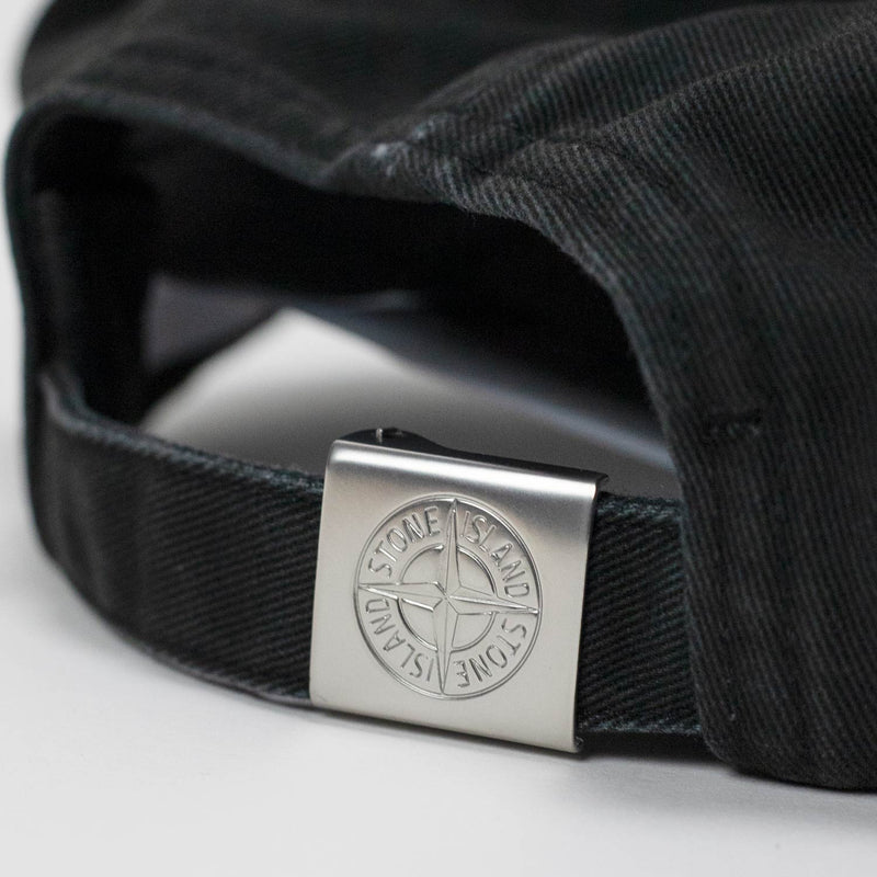 Stone Island 9100002 BASEBALL CAP, Black