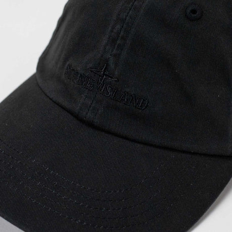 Stone Island 9100002 BASEBALL CAP, Black
