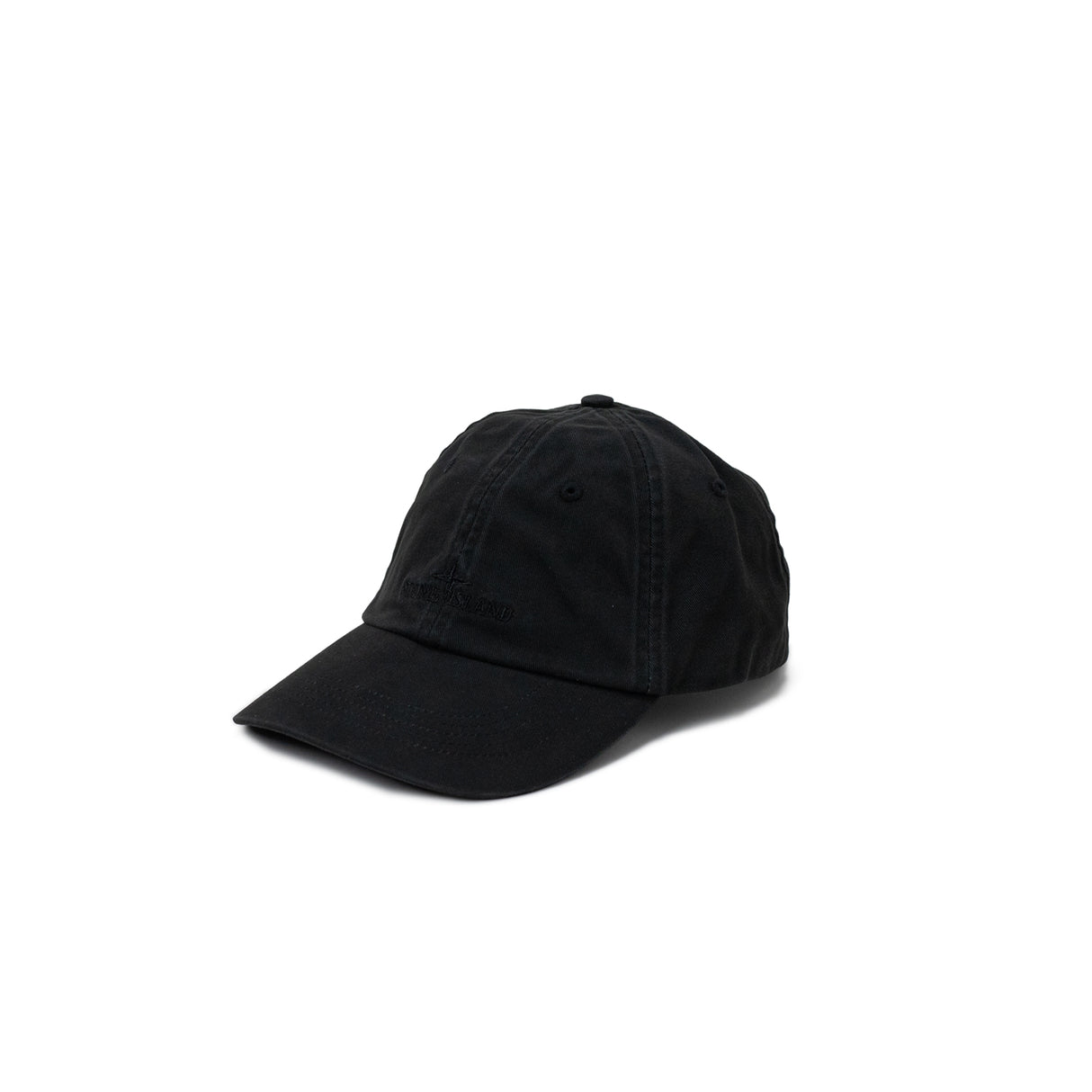 Black baseball cap on a white background