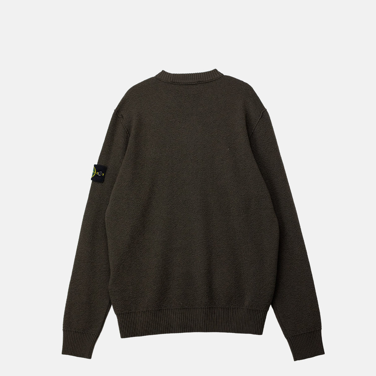 Stone Island  5100011 WOOL CREWNECK JUMPER, Coal Grey