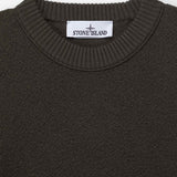 Stone Island  5100011 WOOL CREWNECK JUMPER, Coal Grey