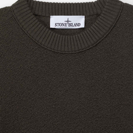 Stone Island  5100011 WOOL CREWNECK JUMPER, Coal Grey