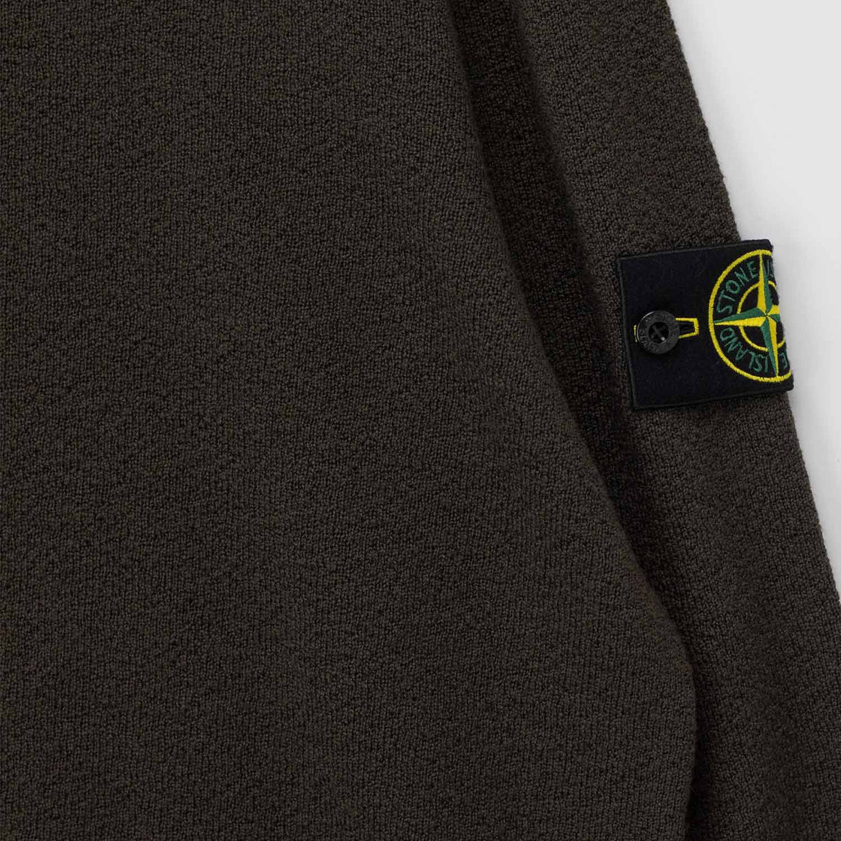 Stone Island  5100011 WOOL CREWNECK JUMPER, Coal Grey
