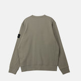 Stone Island 6100017 REGULAR-FIT CREWNECK SWEATSHIRT, Military Green
