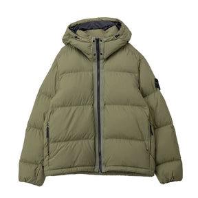 Green jacket on a white background