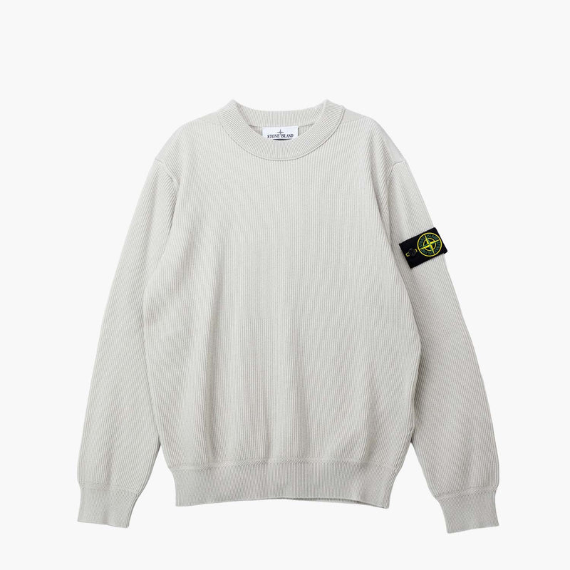 Beige sweater on a white background
