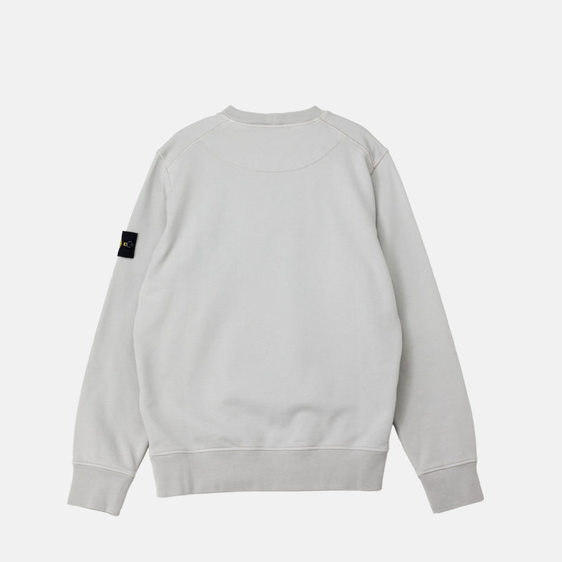 Stone Island 6100060 SWEATSHIRT, Pearl Grey