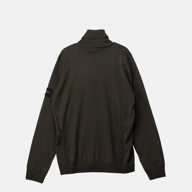 Stone Island 5100025 TURTLENECK JUMPER, Coal Grey