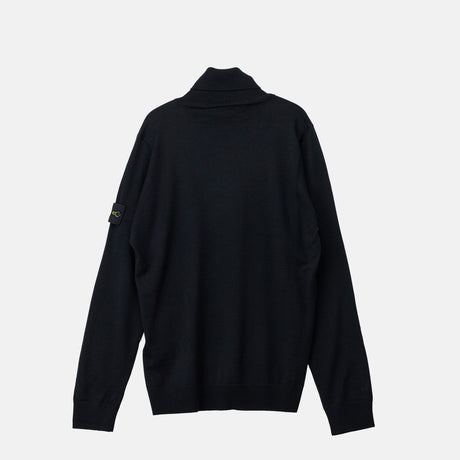 Stone Island 5100025 TURTLENECK JUMPER, Black