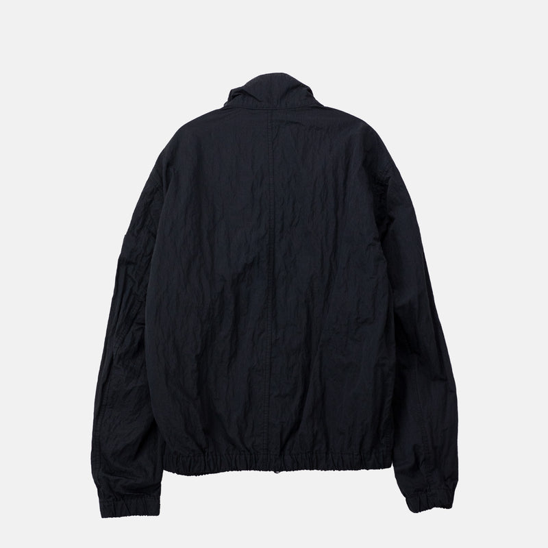 Stone Island Q100009 STAND COLLAR JACKET, Black