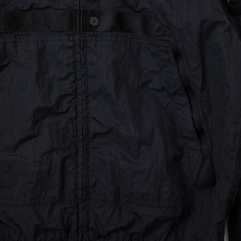 Stone Island Q100009 STAND COLLAR JACKET, Black