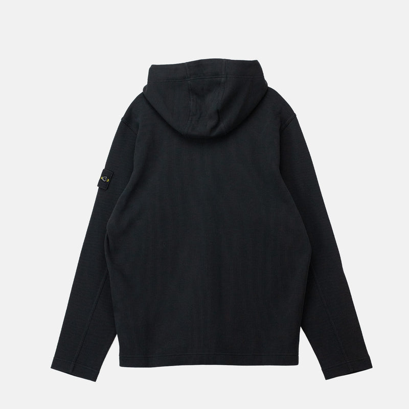 Stone Island 6100020 HOODED SWEATSHIRT, Black