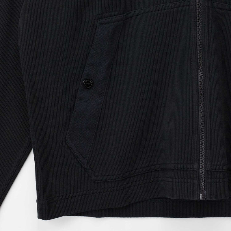 Stone Island 6100020 HOODED SWEATSHIRT, Black