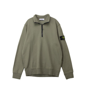 Green sweatshirt on a white background