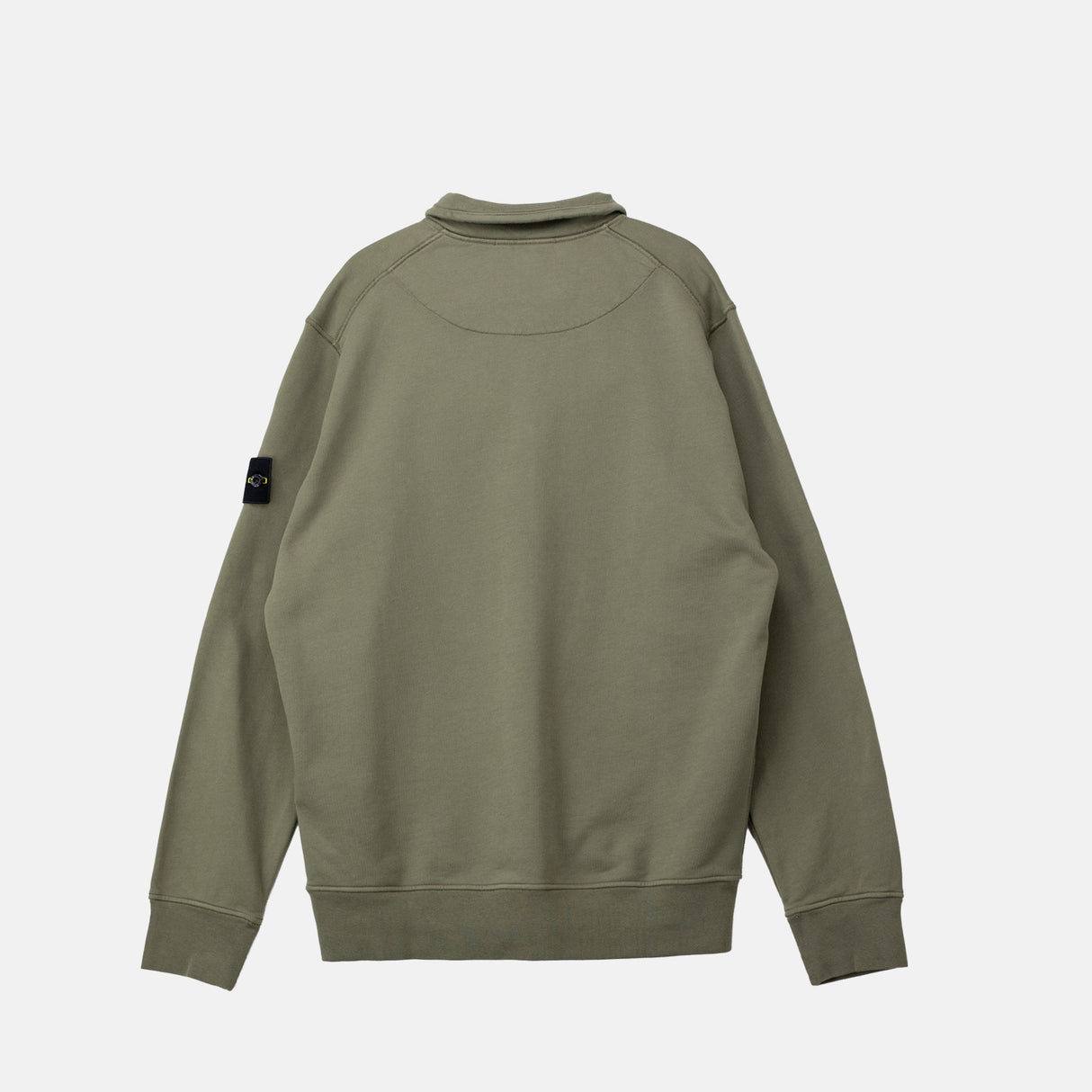 Stone Island 6100070 REGULAR-FIT HALF-ZIP SWEATSHIERT, Military Green