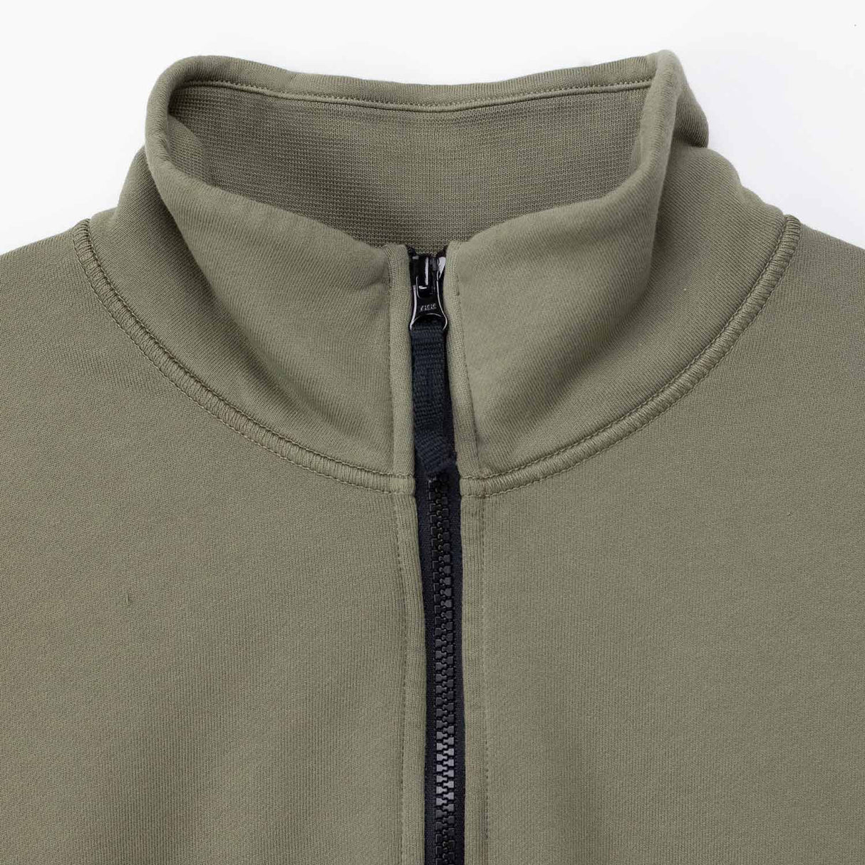 Stone Island 6100070 REGULAR-FIT HALF-ZIP SWEATSHIERT, Military Green